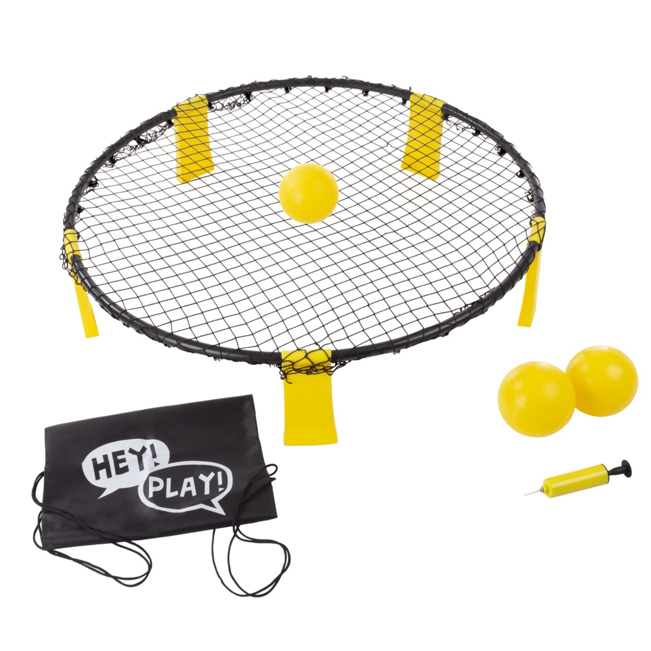 Battle Volleyball Outdoor Adjustable Roundnet Set For Kids And Adults Lightweight